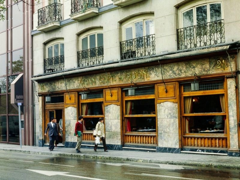 Foto del histórico Café Gijon Foto del histórico Café Gijon